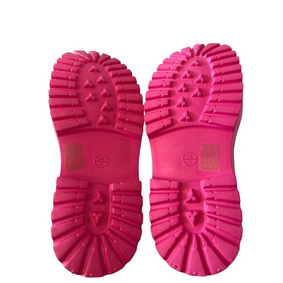 Free People Pink Cutout Buckled Slip-On Mule Clogs Size 7 NEW - Picture 5 of 8